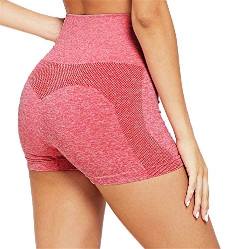 SotRong Pantalones Cortos de Yoga Sin Costuras Cintura Alta para Mujer Estiramiento Deportivo Pantalones Cortos para Correr Pantalones de Yoga de Elevación a Tope Pantalones de Verano Calientes Rosa L SotRong Pantalones Cortos de Yoga Sin Costuras Cintura Alta para Mujer Estiramiento Deportivo Pantalones Cortos para Correr Pantalones de Yoga de Elevación a Tope Pantalones de Verano Calientes Rosa L