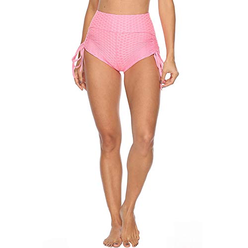 SotRong - Pantalones de yoga para mujer, cintura alta, con fruncido, para gimnasio, control de barriga, levantamiento de glúteos, Primavera-Verano, Mujer, color Z-rosa, tamaño 39 SotRong - Pantalones de yoga para mujer, cintura alta, con fruncido, para gimnasio, control de barriga, levantamiento de glúteos, Primavera-Verano, Mujer, color Z-rosa, tamaño 39