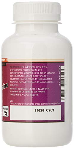 Sotya Sport, Complemento Alimenticio L-Glutamina, 120 Cápsulas, 800 mg