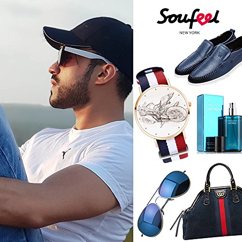 SOUFEEL Reloj Personalizado Foto y Grabado Caracteres Banda Nylon Impermeable Ultra-Delgada Clásico Regalo para Familia Mujer Novia Bebe Nuevo con Caja Elegante SOUFEEL Reloj Personalizado Foto y Grabado Caracteres Banda Nylon Impermeable Ultra-Delgada Clásico Regalo para Familia Mujer Novia Bebe Nuevo con Caja Elegante