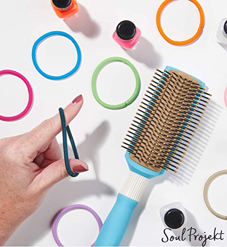 Soul Projekt 100 x Gomas de Pelo sin Metal 4mm, Bandas de Pelo Elásticas de Algodón Cinta para Pelo Grueso, Pesado y Rizado, Colores Variados, (Multicolor) Soul Projekt 100 x Gomas de Pelo sin Metal 4mm, Bandas de Pelo Elásticas de Algodón Cinta para Pelo Grueso, Pesado y Rizado, Colores Variados, (Multicolor)