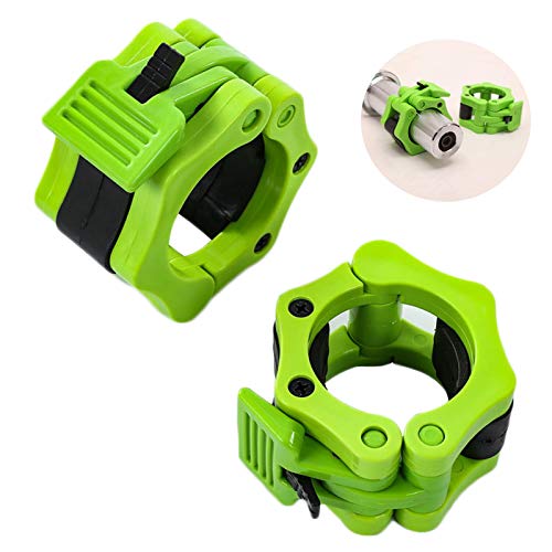 SoundZero 2pz Abrazaderas para Barra de Pesas 50 mm, Levantamiento de Pesa Barbell Barra Collares de Barra estándar Abrazaderas de Barra de liberación rápida para Entrenamiento de Levantamiento Pesas SoundZero 2pz Abrazaderas para Barra de Pesas 50 mm, Levantamiento de Pesa Barbell Barra Collares de Barra estándar Abrazaderas de Barra de liberación rápida para Entrenamiento de Levantamiento Pesas