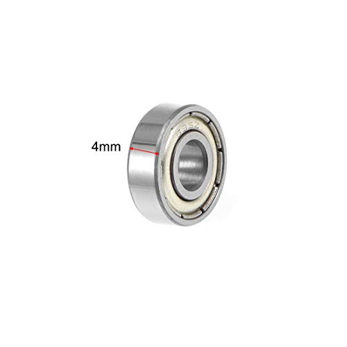 sourcing map Rodamiento de bolas 695ZZ de 5x13x4mm Rodamientos de doble sellado ABEC-3 10uds sourcing map Rodamiento de bolas 695ZZ de 5x13x4mm Rodamientos de doble sellado ABEC-3 10uds