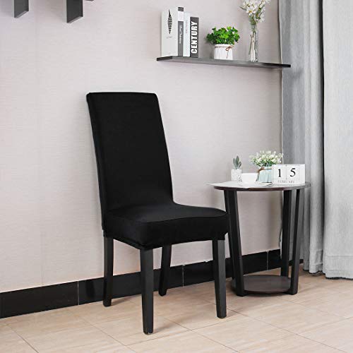 sourcing map Sourcingmap Elástico Extraíble Lavable Fundas De Asiento Hotel Comedor Ceremonia Barra De Cocina Silla Comedor Tapa Restaurante Boda Parte Decoración - Negro, Elastano sourcing map Sourcingmap Elástico Extraíble Lavable Fundas De Asiento Hotel Comedor Ceremonia Barra De Cocina Silla Comedor Tapa Restaurante Boda Parte Decoración - Negro, Elastano