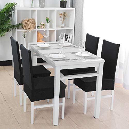 sourcing map Sourcingmap Elástico Extraíble Lavable Fundas De Asiento Hotel Comedor Ceremonia Barra De Cocina Silla Comedor Tapa Restaurante Boda Parte Decoración - Negro, Elastano sourcing map Sourcingmap Elástico Extraíble Lavable Fundas De Asiento Hotel Comedor Ceremonia Barra De Cocina Silla Comedor Tapa Restaurante Boda Parte Decoración - Negro, Elastano