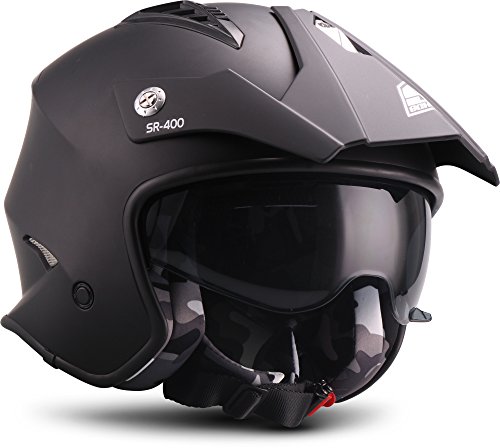 Soxon SR-400 Mono - Gafas de sol, Negro, L (59-60cm) Soxon SR-400 Mono - Gafas de sol, Negro, L (59-60cm)
