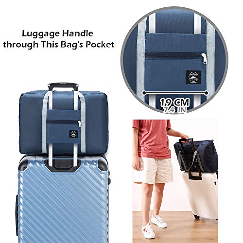 SPAHER Bolsas de Viaje Plegable Duffle Bag 32L Ultra Ligero Impermeable Viaje Bolso Organizador de Hombro de Almacenamiento de Transporte de Bolsas para Gimnasio Equipaje Deportes Camping SPAHER Bolsas de Viaje Plegable Duffle Bag 32L Ultra Ligero Impermeable Viaje Bolso Organizador de Hombro de Almacenamiento de Transporte de Bolsas para Gimnasio Equipaje Deportes Camping