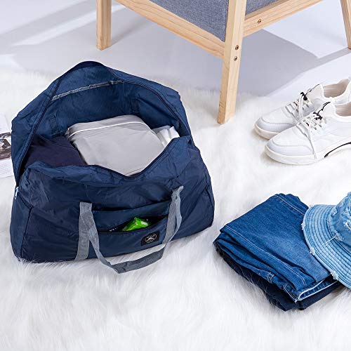 SPAHER Bolsas de Viaje Plegable Duffle Bag 32L Ultra Ligero Impermeable Viaje Bolso Organizador de Hombro de Almacenamiento de Transporte de Bolsas para Gimnasio Equipaje Deportes Camping SPAHER Bolsas de Viaje Plegable Duffle Bag 32L Ultra Ligero Impermeable Viaje Bolso Organizador de Hombro de Almacenamiento de Transporte de Bolsas para Gimnasio Equipaje Deportes Camping