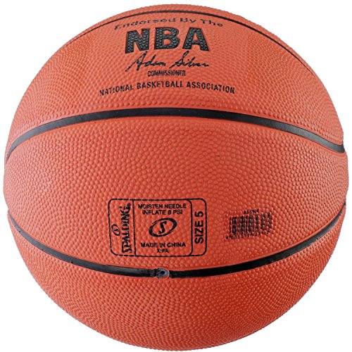 Spalding NBA Silver Outdoor 83-494Z Balón de Baloncesto, Unisex, Naranja, 7 Spalding NBA Silver Outdoor 83-494Z Balón de Baloncesto, Unisex, Naranja, 7