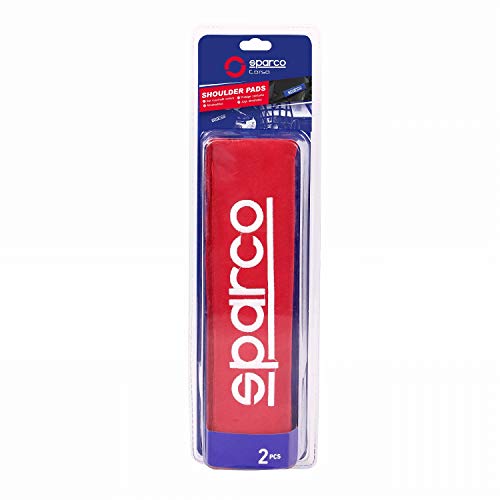 Sparco SPC1204RD Almohadilla, Rojo, Set de 2 Sparco SPC1204RD Almohadilla, Rojo, Set de 2