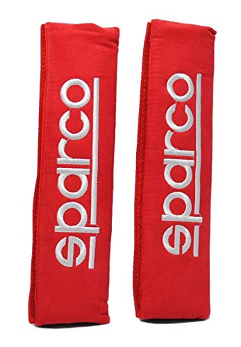 Sparco SPC1204RD Almohadilla, Rojo, Set de 2