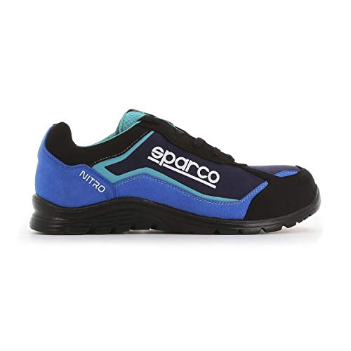 Sparco - Zapatillas Nitro S3 Black/Azul talla 43 Sparco - Zapatillas Nitro S3 Black/Azul talla 43