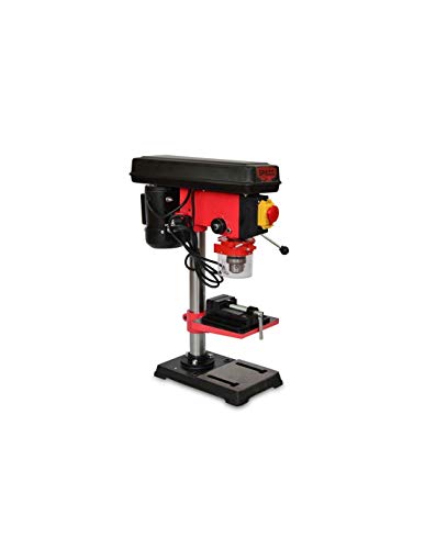 Spark - Taladro De Columna 500W, Taladro Vertical 220V, 9 Niveles De Velocidad, Altura 610mm, 400-2500 Rpm, Diámetro Máximo De Perforación 16mm, Taladro De Banco, Taladro De Mesa