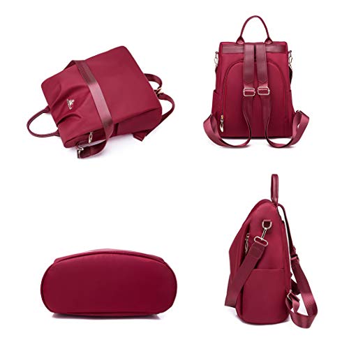 SPEEDEVE Anti-Robo Mochila Bolsa de Viaje Impermeable para Mujer,Rojo SPEEDEVE Anti-Robo Mochila Bolsa de Viaje Impermeable para Mujer,Rojo