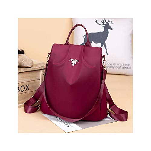 SPEEDEVE Anti-Robo Mochila Bolsa de Viaje Impermeable para Mujer,Rojo SPEEDEVE Anti-Robo Mochila Bolsa de Viaje Impermeable para Mujer,Rojo
