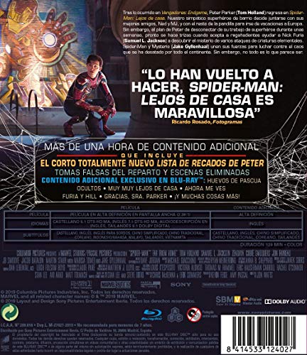 Spider-Man: Lejos de casa (BD) [Blu-ray]