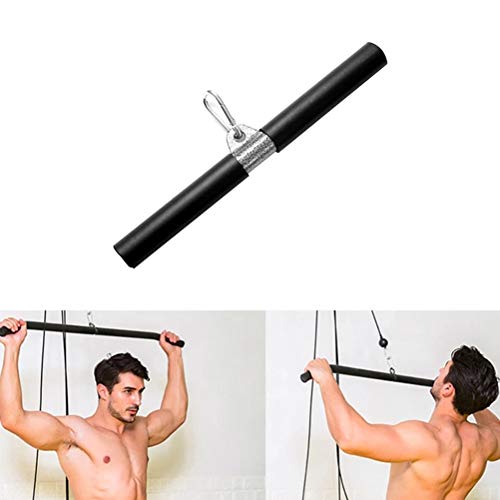 Spier Barra recta giratoria DIY Bíceps Pull Up Barra recta con apretones de mano para gimnasios profesionales