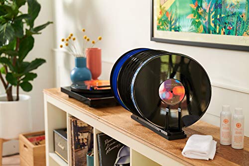 SPINCARE Sistema de Limpieza de Vinilos para Discos de Vinilo LP de 7 10 y 12 Pulgadas – Incluye Solución de Limpieza Paños de Microfibra Recipiente de Lavado y Accesorios - Limpia hasta 500 LPs