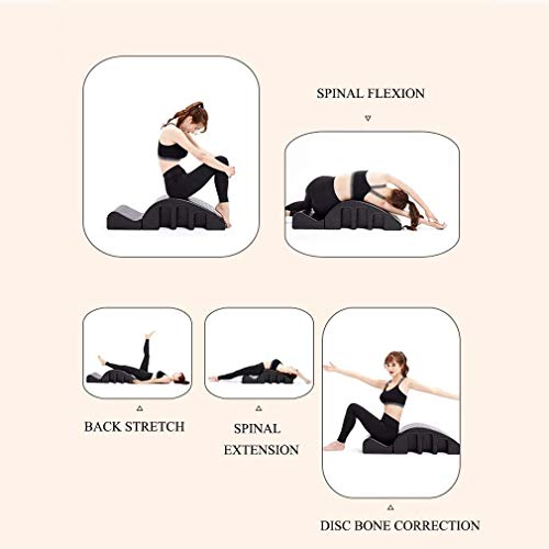 Spine Corrector Ortesis Espinal Alivio del Dolor de Pilates Reformer Pilates Volver Arco Pilates Paso Bucket Volver Curva Salud alineación de la columna vertebral del equipo Spine grande Yoga, Negro Spine Corrector Ortesis Espinal Alivio del Dolor de Pilates Reformer Pilates Volver Arco Pilates Paso Bucket Volver Curva Salud alineación de la columna vertebral del equipo Spine grande Yoga, Negro