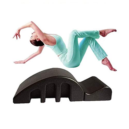 Spine Corrector Ortesis Espinal Alivio del Dolor de Pilates Reformer Pilates Volver Arco Pilates Paso Bucket Volver Curva Salud alineación de la columna vertebral del equipo Spine grande Yoga, Negro Spine Corrector Ortesis Espinal Alivio del Dolor de Pilates Reformer Pilates Volver Arco Pilates Paso Bucket Volver Curva Salud alineación de la columna vertebral del equipo Spine grande Yoga, Negro