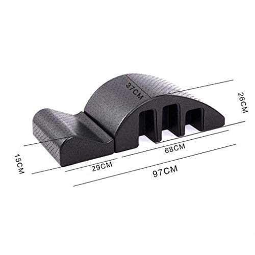 Spine Corrector Ortesis Espinal Alivio del Dolor de Pilates Reformer Pilates Volver Arco Pilates Paso Bucket Volver Curva Salud alineación de la columna vertebral del equipo Spine grande Yoga, Negro Spine Corrector Ortesis Espinal Alivio del Dolor de Pilates Reformer Pilates Volver Arco Pilates Paso Bucket Volver Curva Salud alineación de la columna vertebral del equipo Spine grande Yoga, Negro