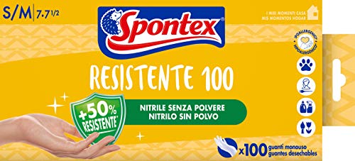 Spontex 12978027 - Guante Resistente 100 Talla S/M