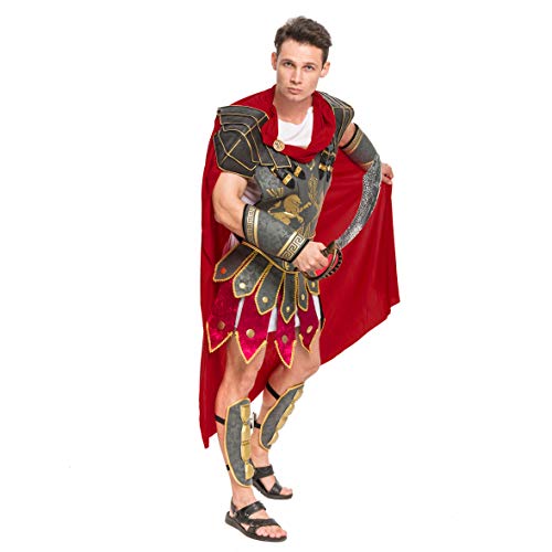Spooktacular Creations Gladiador Romano Traje determinada para Halloween Party Up audaz Vestido para los Hombres Standard marrón