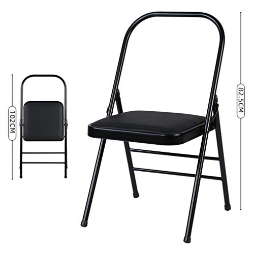 SPORETE Presidente Pro Yoga, la Propuesta para la flexibilidad y Entrenamiento de la Fuerza, Plegable Iyengar Yoga de la Silla Auxiliar, Doble Estructura de Vigas, Patas Antideslizantes Cubiertas,D SPORETE Presidente Pro Yoga, la Propuesta para la flexibilidad y Entrenamiento de la Fuerza, Plegable Iyengar Yoga de la Silla Auxiliar, Doble Estructura de Vigas, Patas Antideslizantes Cubiertas,D