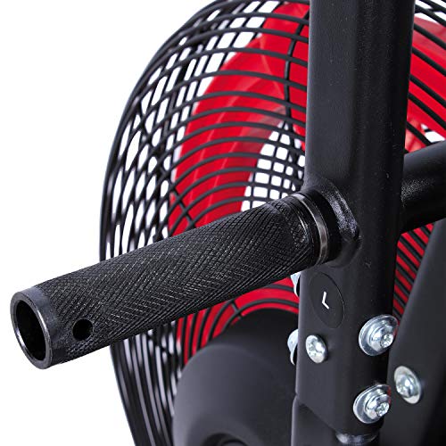 SportPlus Bicicleta estática 2020 Air Bike para interior, ergómetro para fitness, spinning y crossfit, entrenamiento elíptico para casa, entrenamiento en casa con doble correa ordenador SportPlus Bicicleta estática 2020 Air Bike para interior, ergómetro para fitness, spinning y crossfit, entrenamiento elíptico para casa, entrenamiento en casa con doble correa ordenador