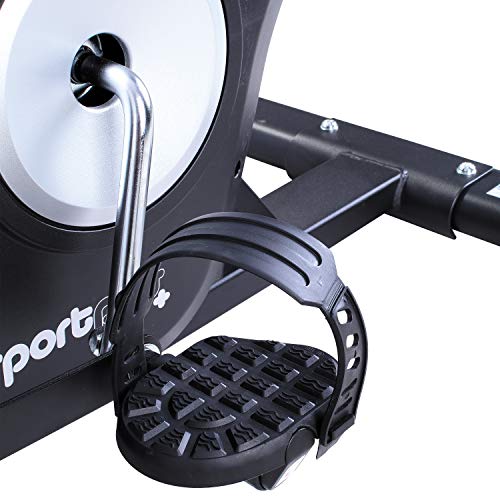 SportPlus Bicicleta estática 2020 Air Bike para interior, ergómetro para fitness, spinning y crossfit, entrenamiento elíptico para casa, entrenamiento en casa con doble correa ordenador SportPlus Bicicleta estática 2020 Air Bike para interior, ergómetro para fitness, spinning y crossfit, entrenamiento elíptico para casa, entrenamiento en casa con doble correa ordenador