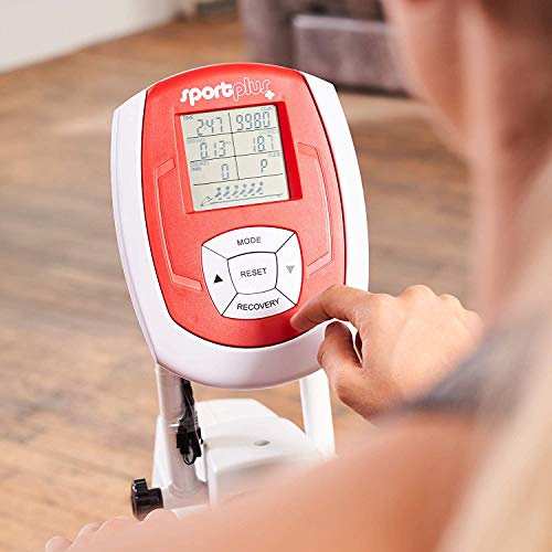 SportPlus Máquina de Remo Fitness para Uso Interior – Incluye Receptor de Ritmo Cardíaco de 5 kHz en de Remo – Máquina de Remo Plegable – Máx. Peso Usuario 150 Kg