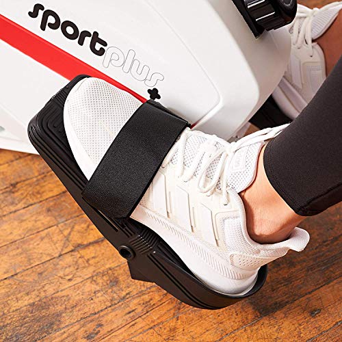 SportPlus Máquina de Remo Fitness para Uso Interior – Incluye Receptor de Ritmo Cardíaco de 5 kHz en de Remo – Máquina de Remo Plegable – Máx. Peso Usuario 150 Kg