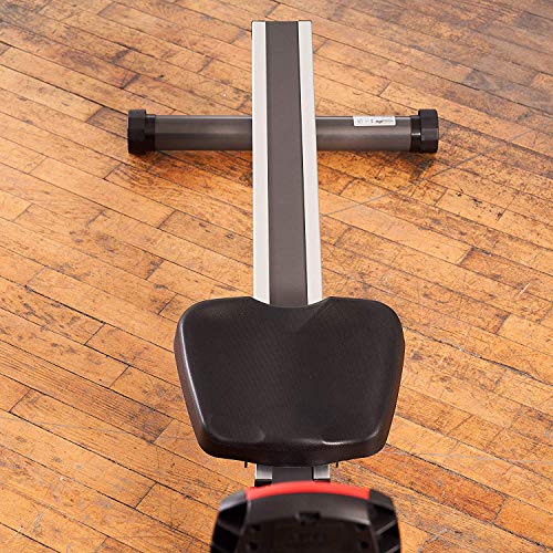 SportPlus SP-MR-008 - Máquina de Remo Fitness, Volante de Inercia de 8 kg, Sistema de Freno Magnético, 8 Niveles de Resistencia, Compatible con Correa de Pecho, Peso del Usuario hasta 150 kg