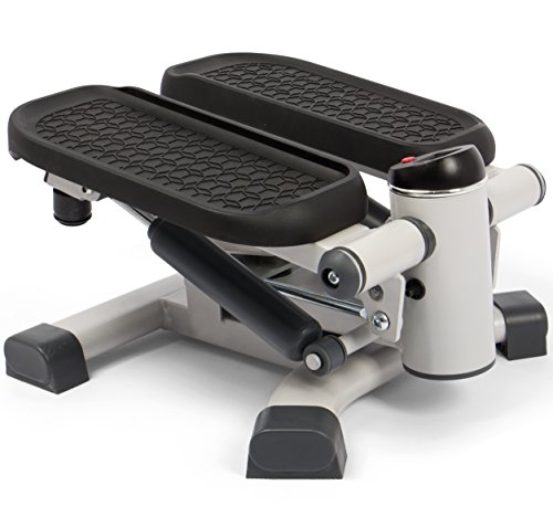 SportPlus SP-MSP-005 Máquina 2 en 1 con Tecnología de Conmutación Patentada-Mini Step Lateral y de Subida y Bajada con Ordenador de Entrenamiento, Adultos Unisex, Multicolor, 35 x 23,5 x 40 cm