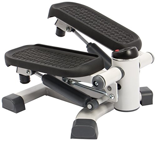 SportPlus SP-MSP-005 Máquina 2 en 1 con Tecnología de Conmutación Patentada-Mini Step Lateral y de Subida y Bajada con Ordenador de Entrenamiento, Adultos Unisex, Multicolor, 35 x 23,5 x 40 cm