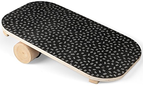 SportPlus Tabla de Equilibrio de Madera con Superficie Antideslizante, SP-BB-005 SportPlus Tabla de Equilibrio de Madera con Superficie Antideslizante, SP-BB-005