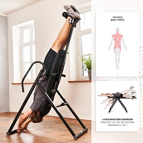 SportPlus Tabla de Inversión con Sistema de Balance Perfecto, Tabla de Gravedad, Max Peso de Usuario 135 Kg, Altura 199 Cm SportPlus Tabla de Inversión con Sistema de Balance Perfecto, Tabla de Gravedad, Max Peso de Usuario 135 Kg, Altura 199 Cm