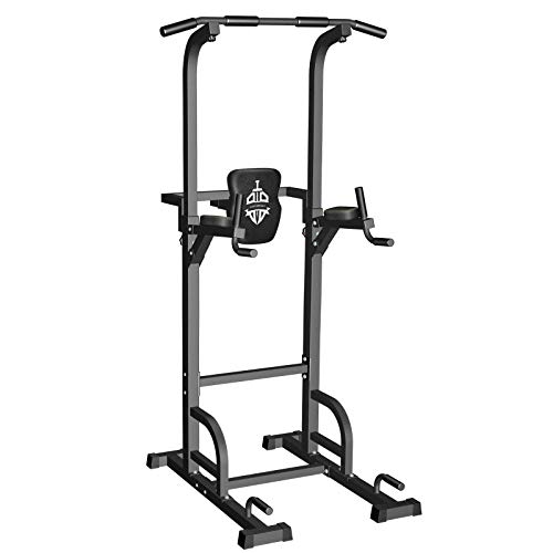 Sportsroyals Power Tower Dip Station Pull Up Bar for Home Gym Strength Training Workout Equipment, 200KG.