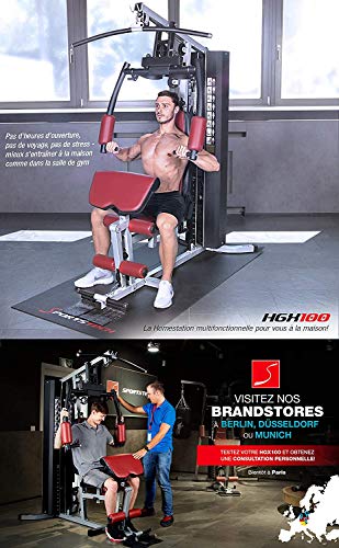 Sportstech 50en1 Premium Multiestación para Entrenamiento Completo | Gimnasio Multifuncional con Stepper y Torre de Tracción LAT | Estación de Fitness | HGX de Material Eva | Robusto | Hogar & Boxeo