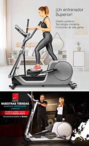 Sportstech Bicicleta elíptica LCX800, Luxus Pantalla Android Multifuncional, Volante 24Kg, App Smartphone,Bluetooth,Compatible con Pulseras de Actividad,12 programas de Entrenamiento. Sportstech Bicicleta elíptica LCX800, Luxus Pantalla Android Multifuncional, Volante 24Kg, App Smartphone,Bluetooth,Compatible con Pulseras de Actividad,12 programas de Entrenamiento.