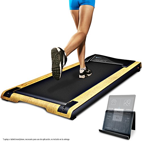 Sportstech Cinta de Correr DESKFIT DFT200 Ideal para Escritorio de Oficina. Trabajo ergonómico y Movimiento al Mismo Tiempo, sin Dolor de Espalda. con Soporte práctico para Tablet, Control Remoto by