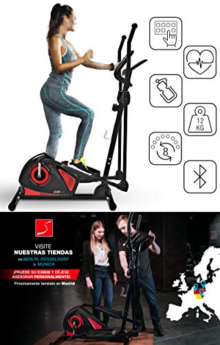 Sportstech CX608 Bicicleta Elíptica para Casa | Marca de Calidad Alemana | Video Eventos, App Multijugador & Consola Bluetooth | Elíptica con Cinturón de Pulso | Entrenamiento | Soporte para Tablet Sportstech CX608 Bicicleta Elíptica para Casa | Marca de Calidad Alemana | Video Eventos, App Multijugador & Consola Bluetooth | Elíptica con Cinturón de Pulso | Entrenamiento | Soporte para Tablet