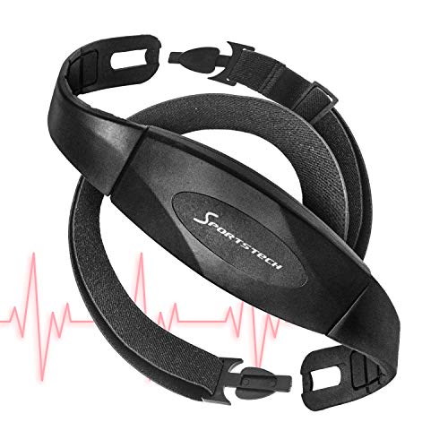Sportstech Pulsómetro Pecho para Entrenamiento de frecuencia cardíaca, elíptica, Cinta de Correr, Bicicleta elíptica y máquinas de Remo (Pulsómetro) Sportstech Pulsómetro Pecho para Entrenamiento de frecuencia cardíaca, elíptica, Cinta de Correr, Bicicleta elíptica y máquinas de Remo (Pulsómetro)