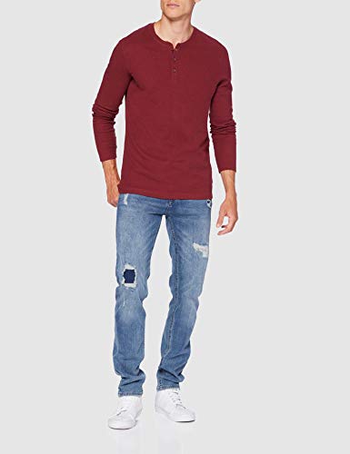 Springfield 3Ip Estruc Doble Panadero-C/69 Camiseta, Marrón (Maroon 69), L (Tamaño del Fabricante: L) para Hombre