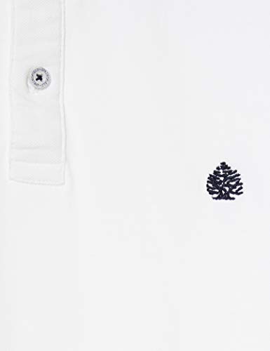 Springfield 5Ba Mao Basic Chambray-c/99 Polo, Blanco (White 99), S (Tamaño del Fabricante: S) para Hombre Springfield 5Ba Mao Basic Chambray-c/99 Polo, Blanco (White 99), S (Tamaño del Fabricante: S) para Hombre