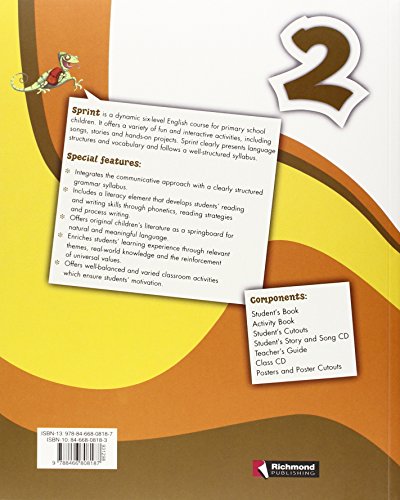 Sprint, 2 Educación Primaría - Student's book Sprint, 2 Educación Primaría - Student's book