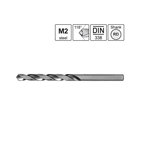 S&R Juego de brocas para metal Set 1-13mm 118 °, Caja con 25 Brocas Rectificadas, serie GM DIN 338, HSS - acero metal. Calidad profesional S&R Juego de brocas para metal Set 1-13mm 118 °, Caja con 25 Brocas Rectificadas, serie GM DIN 338, HSS - acero metal. Calidad profesional