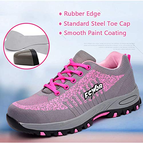 SROTER Unisex Zapatillas de Seguridad con Puntera de Acero Hombre Mujer Zapatos de Trabajo Transpirables Antideslizante Ligeras Comodas Zapatillas de Senderismo SROTER Unisex Zapatillas de Seguridad con Puntera de Acero Hombre Mujer Zapatos de Trabajo Transpirables Antideslizante Ligeras Comodas Zapatillas de Senderismo