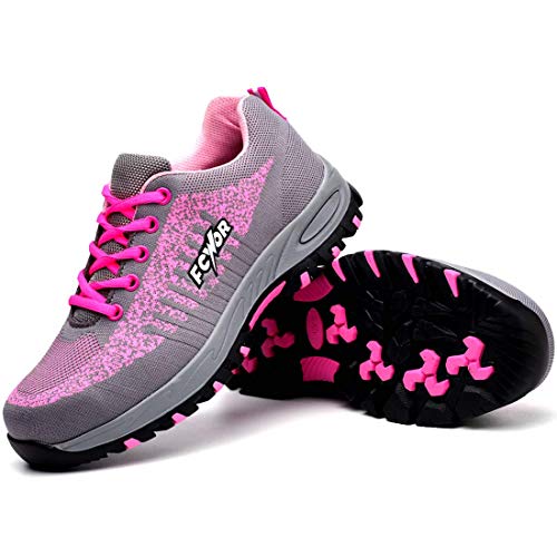 SROTER Unisex Zapatillas de Seguridad con Puntera de Acero Hombre Mujer Zapatos de Trabajo Transpirables Antideslizante Ligeras Comodas Zapatillas de Senderismo SROTER Unisex Zapatillas de Seguridad con Puntera de Acero Hombre Mujer Zapatos de Trabajo Transpirables Antideslizante Ligeras Comodas Zapatillas de Senderismo