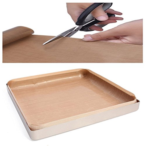 ss shovan Papel de Horno, Reutilizable Paquete de 3 Hojas de Teflon de PTFE para prensas de Calor Hoja de Papel de 40 * 50 cm Resistente al Calor ss shovan Papel de Horno, Reutilizable Paquete de 3 Hojas de Teflon de PTFE para prensas de Calor Hoja de Papel de 40 * 50 cm Resistente al Calor